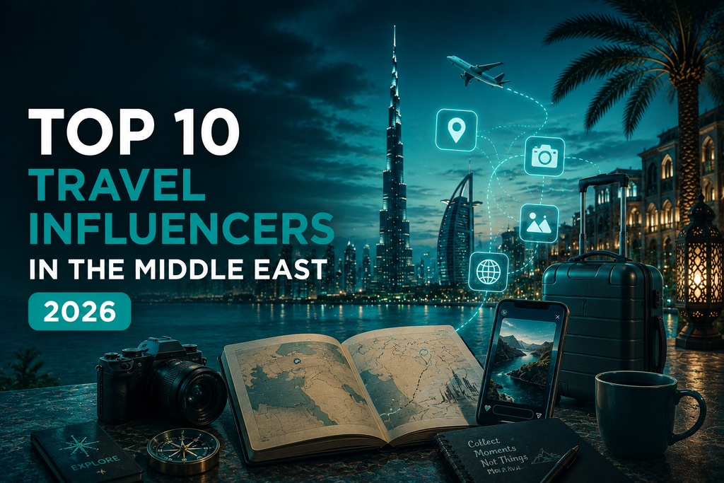 Top 10 Travel Influencers in the Middle East 2026 - Cover Image